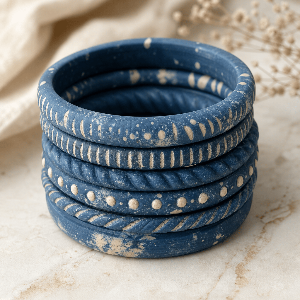 Denim Tide Bangle
